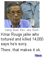 Kaing Guek Eav, better known as Duch, is the first former Khmer Rouge official to accept blame for crimes committed by the regime 30 years ago.